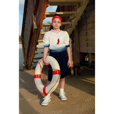 Girls Sail Print Shirt - Kidichic